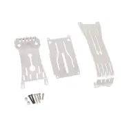 KYX Steel Skid Plate Chassis Guard Plate For RC Tamiya 1/10 Hotshot II 2024 4WD