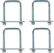 4 Pack 3inch Leaf Spring Clamp Kit U Bolts Kits for Truck Boat Trailer Ski