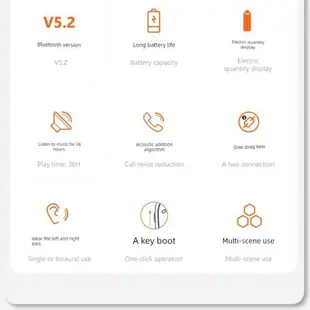 商務高清通話藍牙耳機防水超長待機續航時間長一拖二連接二臺手機