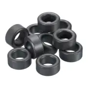 10pcs 25x15x12mm Ferrite Toroid Core Transformer Inductor Coil Ring, Black