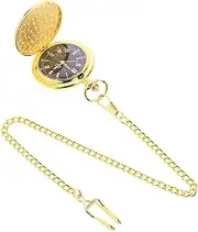 [Holibanna] Retro Watch Teacup Necklace Pocket Watch for Men with Chain Edifice Quartz Pocket Watch Magnetic Earbuds Strap Waterproof Watch Automatic Bandanas Silver Charger