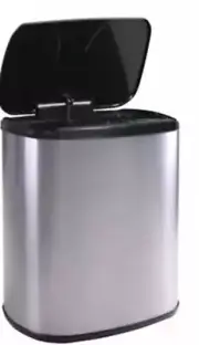 2.4 gallon Motion Sensor Stainless trash can New