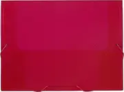 Avery Translucent Red Plastic Document File, Holds 200 Sheets (47709)