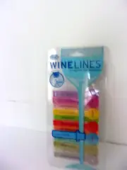 New 12 Fred Wine Lines I.D. Tags for Your Stemware