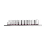 10 Pcs of Kincrome 1/2" Drive Imperial Socket Set - Mirror Polish Finish