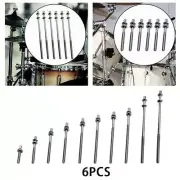 6x Drum Tension Rods Drum Lug Screws Drum Hardware M5 Drum Set Screws Drum Lug