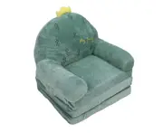 Kids Sofa Comfortable Touch Breathable Foldable Easy to Clean Cactus Toddler Sofa Lounger for Living Room Three Layers