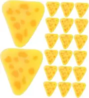 SHINEOFI DIY Charms Supplies 100pcs Resin Clay Craft Charms Mini Cheese Mushroom Charms for Decor Resin Filling Charm Decorations
