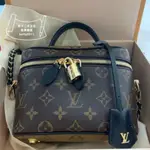 現貨 LV VANITY 小號手提包 老花鏈帶包 盒子包 單肩包 斜挎包 M45165 路易威登化妝包