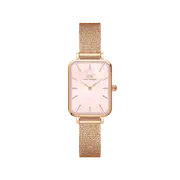 Daniel Wellington Quadro 20X26 Pressed Melrose Rose Gold Mother of Pearl Watch
