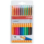Stabilo pointVisco Rollerball Pen Assorted 10 Pack