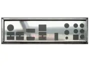 NEW I/O Shield For Z170I GAMING PRO AC Motherboard Backplate IO