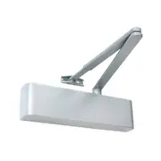 Zanda 55mm Silver Slimline Closer Cover & Flat Bar Armset Door Closer