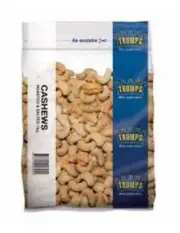 Trumps Cashews Roasted Unsalted 1 Kg Packet