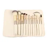 Stroke of Beauty - Set of 12: Makeup Brushes (Random) 12 Pieces - G-12-016 - Off-White - One Size