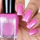 Zoya - Rory - Mauve Lotus Pink with Silver Shimmer Nail Polish ZP620