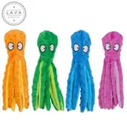 Dog Squeaky Toy Octopus Crinkle Plush No Stuffing Puzzle Interactive Chew Toys