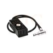 12V 0B 2pin to 4-Port d-tap Female Hub Adapter, for ARRI Alexa TILTA RED Camera
