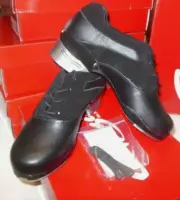 CAPEZIO leather TAP SHOES TAPSONIC K542 Ladies sizes Black silver heel