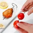 10PCS Stainless Steel Barbecue Skewers Baking Sticks Universal Air Fryer