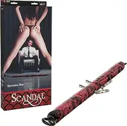 CalExotics Scandal Spreader Bar – Luxury 36 Inch Restraint Bar – Sex Toys for Couples – Red & Black