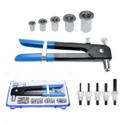 107pc Riveter Nut Nutsert Tool Rivnut Gun Wrench Nuts Riveting Kit Mandrel M3-M8