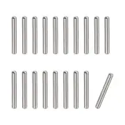 1.5x12mm Dowel Pins, 20pcs Round Head Flat Chamfered End Dowel Pin