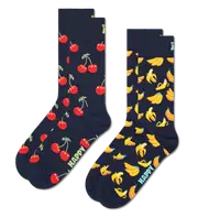 2-Pack Cherry Crew Socks | Fun & Colorful Socks