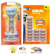 17 Gillette Fusion Power Razor Blades 8 Refill Cartridge Shaver Handle Authentic