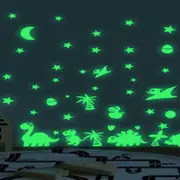 Luminous Wall Stickers Glow in Dark Wall Decorative Wall Decals for Baby Children Room-Style 4