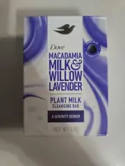 Dove Plant Milk Cleansing Bar - Macadamia Milk & Willow Lavender - 5oz