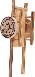 ERINGOGO Wooden Cart Model Mini Landscape Ornament Tiny Trolley Toy Simulation Trolley Models for Boys and Girls Adults