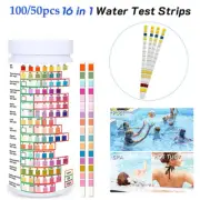 50/100 Strips 16 In 1 Drinking Water Test Kit Hardness PH Water Quality Test Kit