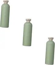 NOLITOY 3pcs Refillable Shampoo and Conditioner Bottles Lotion Sub Bottle 400ml Shower Gel Sub Package Round Flip Cap Easy to Use