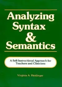在飛比找博客來優惠-Analyzing Syntax and Semantics
