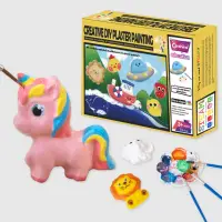 在飛比找momo購物網優惠-【Onshine】兒童科學美術DIY石膏娃娃彩繪海洋動物玩具