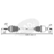 GSP CV Shaft - CVS.131