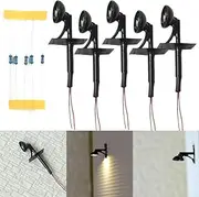 5pcs railway model led lamp post lamp,lgihts street N scale,OO HO street stand light,model wall lamp posts,led construction,sand table accessories in