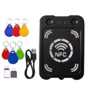 RFID Chip Card Reader Copier+3xUID/CUID Keychain NFC Encryption Key Reader2877
