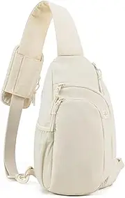 [ecosmile] Sling Bag Nylon Crossbody Purse Adjustable Strap Shoulder Anti Theft Crossbody Bags for Women Travel
