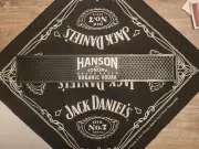 Hanson of Sonoma Grape Based Organic Vodka Rail Bar Drink Mat 3.25” X 22.5”