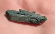 48mm Natural Green Chlorite Quartz Crystal mini Cluster formed Rare Afghanistan