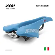 NEW Selle SMP F30C CARBON Rail Saddle : LIGHT BLUE - MADE IN iTALY!