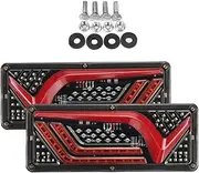 Turn Signal Light LED Car Truck Tail Light Rear Lights Turn Signal Brake Reverse Signal Lamp Trailer Lorry Bus Camper For Caravan RV Tractor Pair 24V Turn Signal
