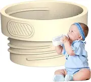 Portable Bottle Adapter, Breast Mixer Converter, 2.2 x 2.2 x 1.5 inch Spare Parts, Standard Wide Calibration Bottles, Convenient Parent Solution