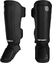 Sanabul Lab Series Pro Kickboxing and MMA Shin Guards - Small - NIB
