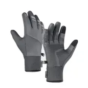 Winter Men Women Cycling Gloves Full Finger Thermal Warm Handschoenen Touch Waterproof Windproof Non Slip Ski Snow Sport Gloves - l Gray