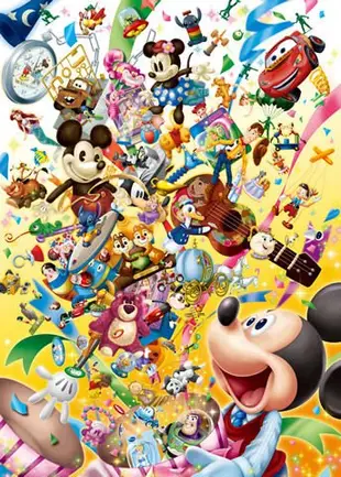 2000-606 絕版2000片日本進口拼圖 迪士尼 米奇魔法