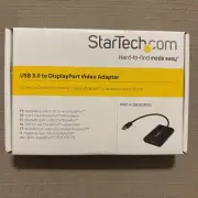 StarTech USB32DPES2 USB to DisplayPort Adapter - USB to DP 4K Video Adapter