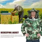 Beekeeping Suit Bee Jacket With Beekeeping Hat Veil Zippered Professional Be TTU